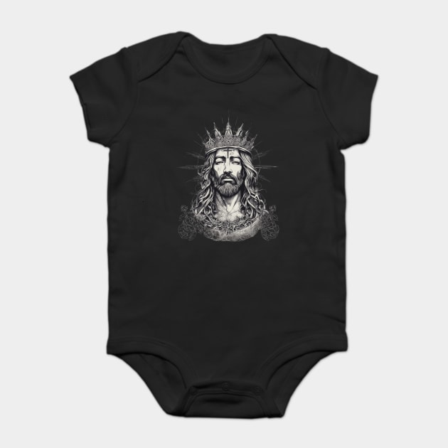 Jesus Christ the Holy and True Baby Bodysuit by animegirlnft